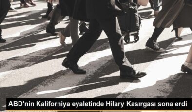 ABD’nin Kaliforniya eyaletinde Hilary Kasırgası sona erdi