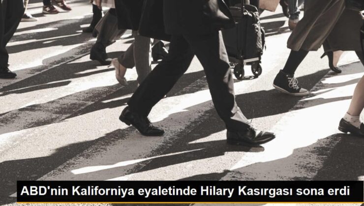 ABD’nin Kaliforniya eyaletinde Hilary Kasırgası sona erdi