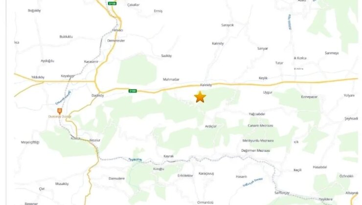 Amasya’da 3.2 Büyüklüğünde Deprem