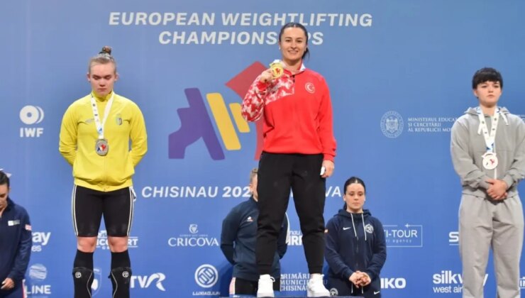 Aysel Özkan Avrupa Halter Şampiyonası’nda Altın ve Gümüş Madalya Kazandı