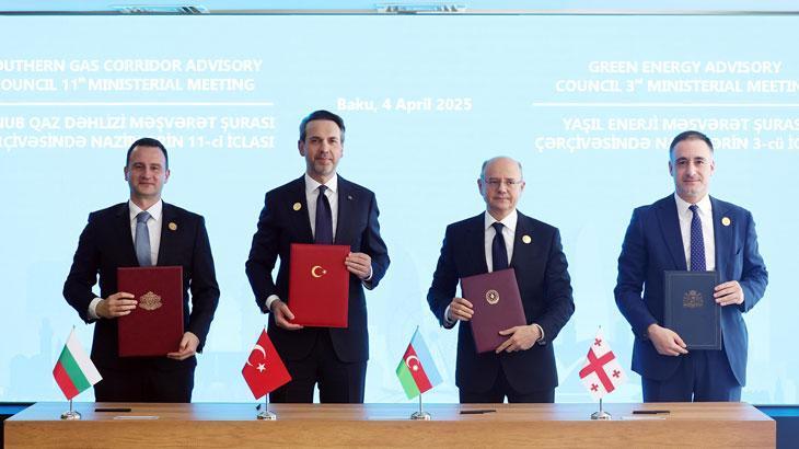 Bakü’de tarihi anlaşma: Türkiye, Azerbaycan, Gürcistan ve Bulgaristan imzaları attı
