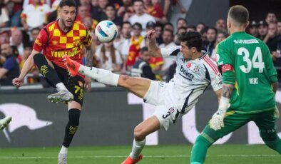 Beşiktaş, Göztepe ile deplasmanda 1-1 berabere kaldı