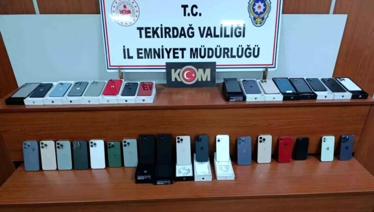 Çerkezköy’de Kaçak Telefon Operasyonu