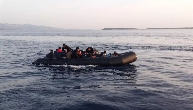 Çeşme Açıklarında 41 Düzensiz Göçmen Yakalandı