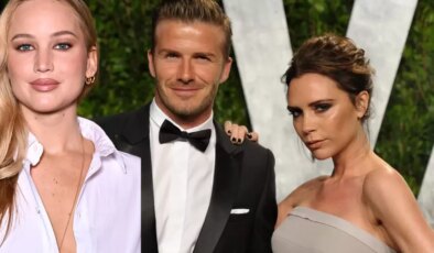 David Beckham ve Jennifer Lawrence’ye büyük şok!