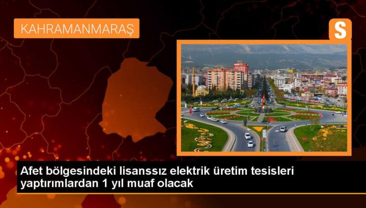 Depremzedelerin Lisanssız Elektrik Üretim Tesislerine Yaptırım Uygulanmayacak