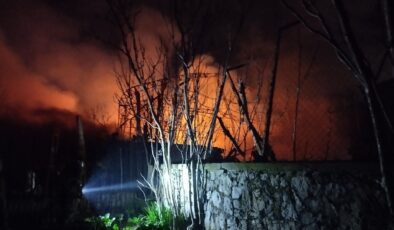 Büyükada’da Dizi Setinde Yangın