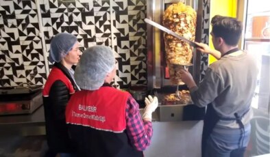 Edremit’te Döner Denetimi