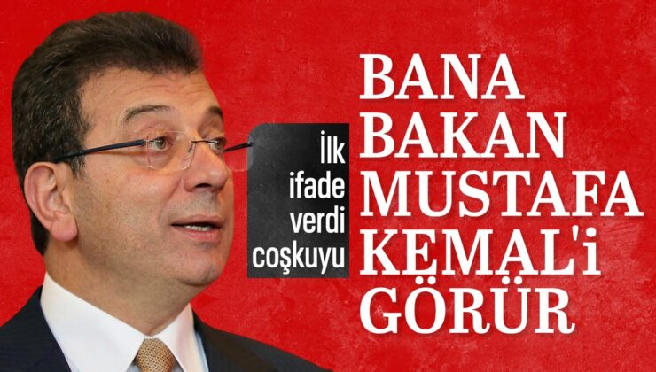 Ekrem İmamoğlu: Bana bakan Atatürk’ü görür