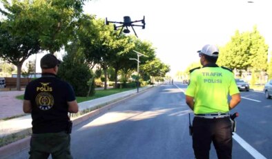 Elazığ’da Dron Destekli Trafik Denetimi Gerçekleştirildi