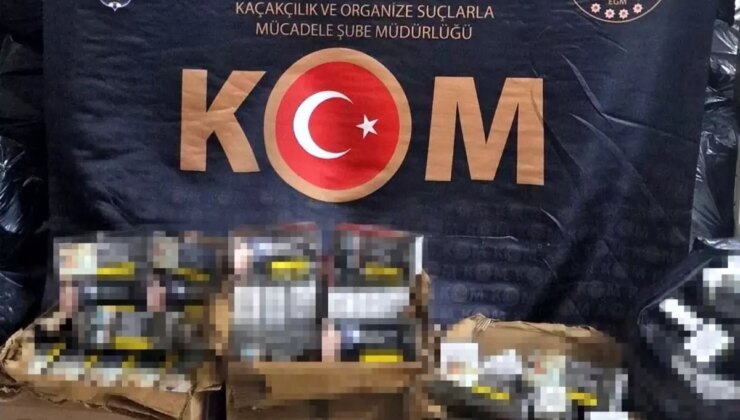 Erzincan’da 5.1 Milyon Kaçak Makaron Ele Geçirildi