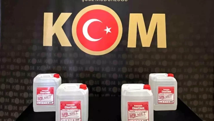Bayburt’ta Kaçak Etil Alkol Operasyonu