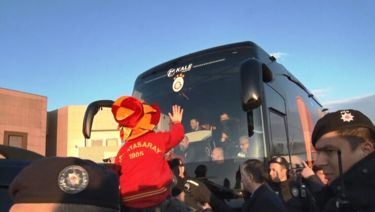 Galatasaray Samsun’da Coşkuyla Karşılandı