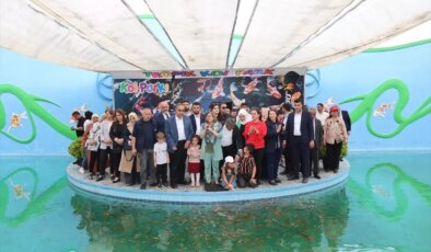Gaziantep’te Tropikal Koi Parkı Açıldı