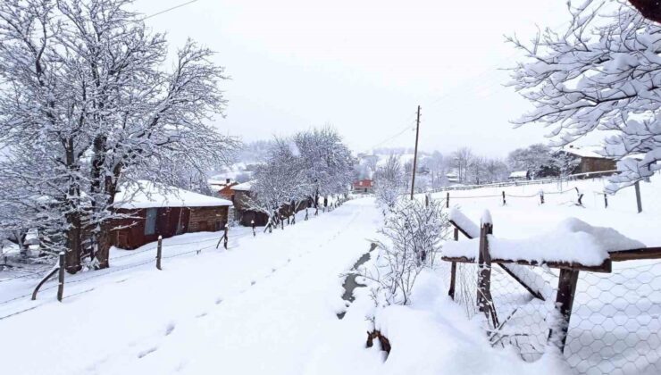 Giresun’da Nisan Ayında 2 Metreyi Aşan Karla Mücadele Sürüyor