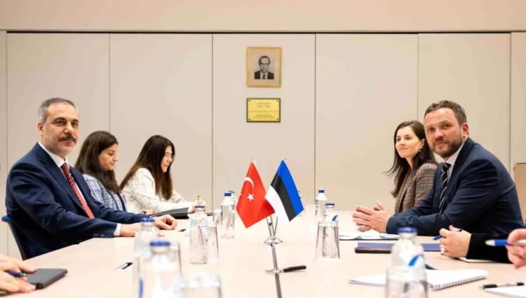 Hakan Fidan Estonya Dışişleri Bakanı ile Görüştü