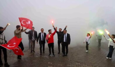 Harun Algül, Şırnak’ta Altın Madalya İle Karşılandı