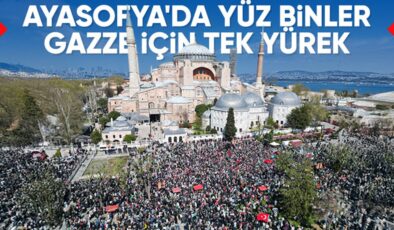 İstanbul Gazze için ayakta: Beyazıt Meydanı’na akın ettiler