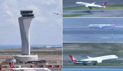 İstanbul Havalimanı’nda Üçlü Pist Operasyonu Başladı