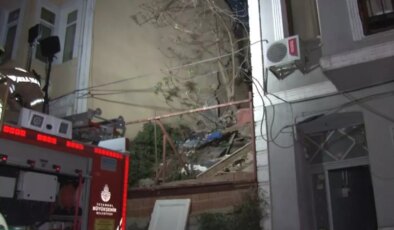 Şişli’de Kısmi Çökme Meydana Geldi, Paniğe Neden Oldu