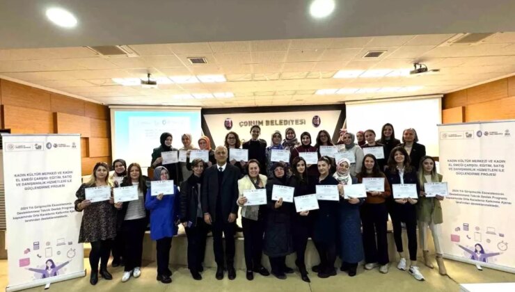 Kadın Girişimciliğini Destekleyen Proje Çorum’da Hayata Geçti