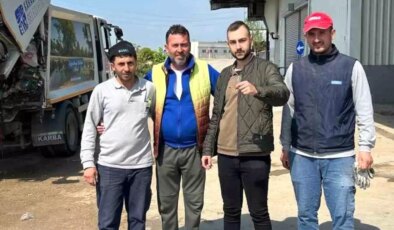 Karacabey’de Temizlik Ekiplerinden Altın Kurtarma Operasyonu