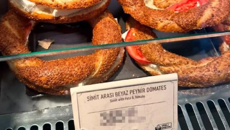 Sabiha Gökçen’deki kafede satılan simitin fiyatını görenler “Yok artık” diyor