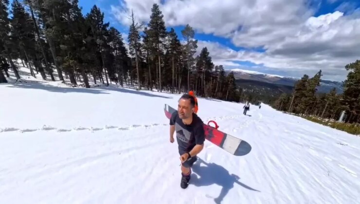 Sarıkamış’ta Nisan’da Kış Keyfi