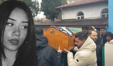 Sevgilisi tarafından öldürülen 14 yaşındaki kız son yolculuğuna uğurlandı