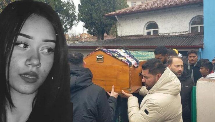 Sevgilisi tarafından öldürülen 14 yaşındaki kız son yolculuğuna uğurlandı