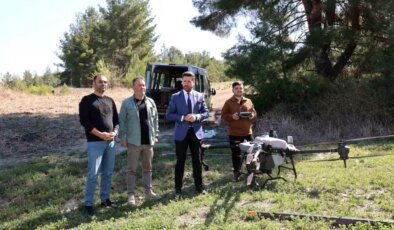 Tavas Belediyesi Zirai Dron ile Üreticiye Destek Oluyor
