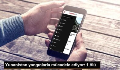 Yunanistan yangınlarla mücadele ediyor: 1 ölü