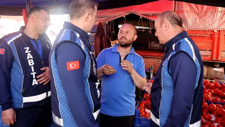 Zabıta Ekibinden Pazar Denetimi