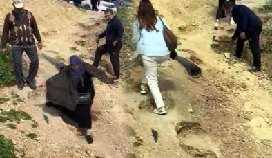 Hastane Yolunda Tehlikeli Tırmanış