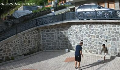 Uzungöl’de Dereye Düşen 9 Yaşındaki Çocuğun Son Görüntüleri Ortaya Çıktı