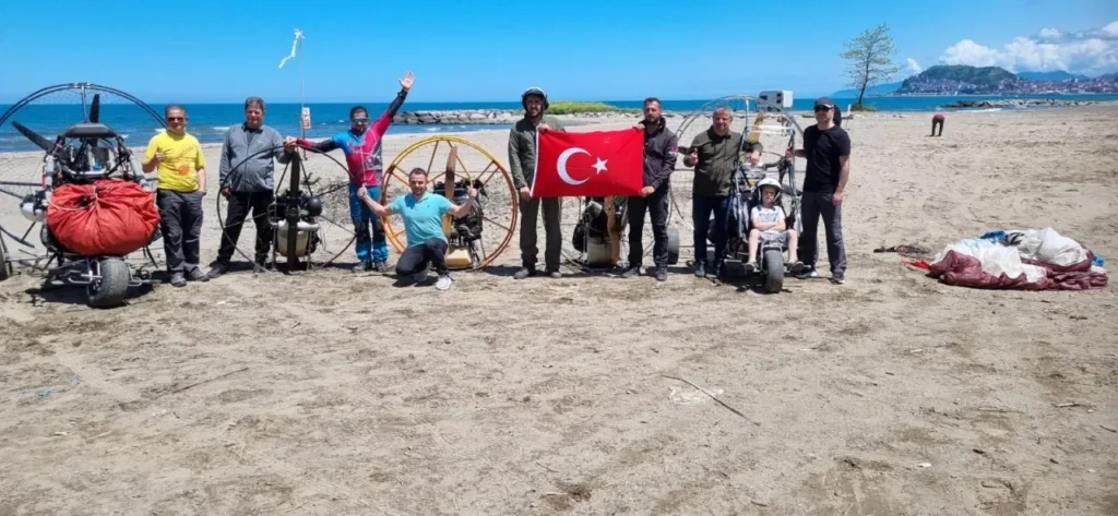 Giresun paramotor kazası1