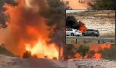 İsrail’de Kudüs ile Tel Aviv Arasında Büyük Yangın