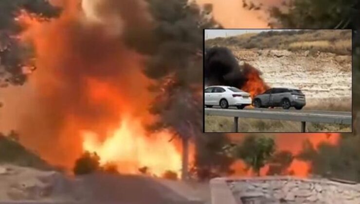 İsrail’de Kudüs ile Tel Aviv Arasında Büyük Yangın