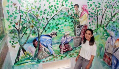 Piraziz’de Merdivenler Sanata Dönüştü