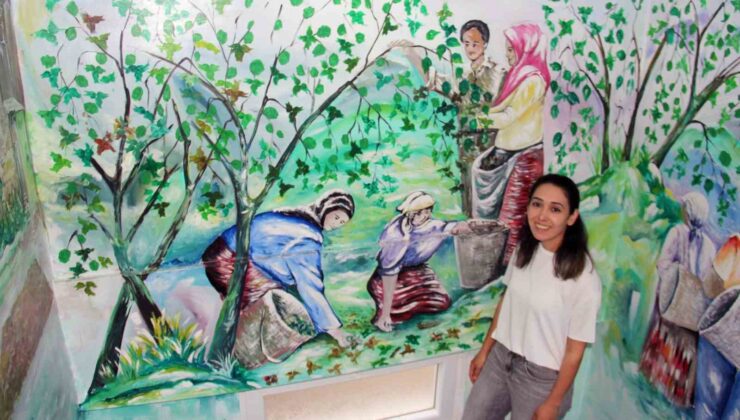 Piraziz’de Merdivenler Sanata Dönüştü