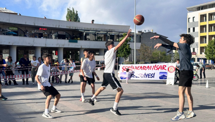 Şebinkarahisar’da Sokak Basketbolu Coşkusu