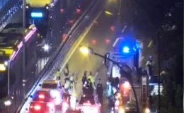 D-100 Karayolu Kısa Süreliğine Trafiğe Kapatıldı