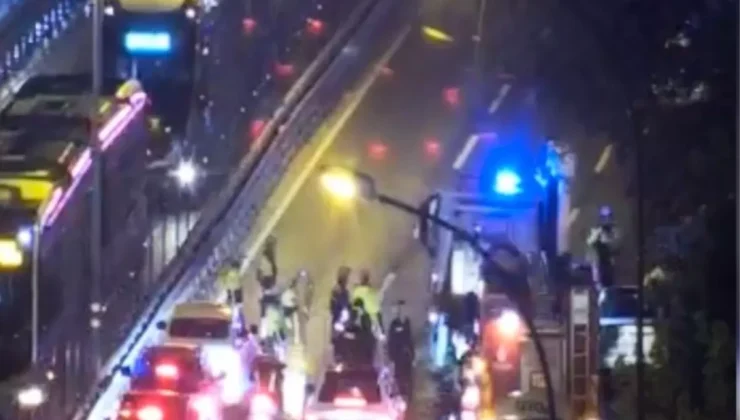 D-100 Karayolu Kısa Süreliğine Trafiğe Kapatıldı