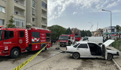 Tartışma Sonrası Koca Evi ve Eşinin Araçlarını Yaktı!