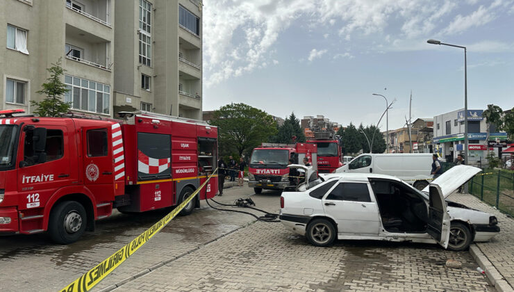 Tartışma Sonrası Koca Evi ve Eşinin Araçlarını Yaktı!