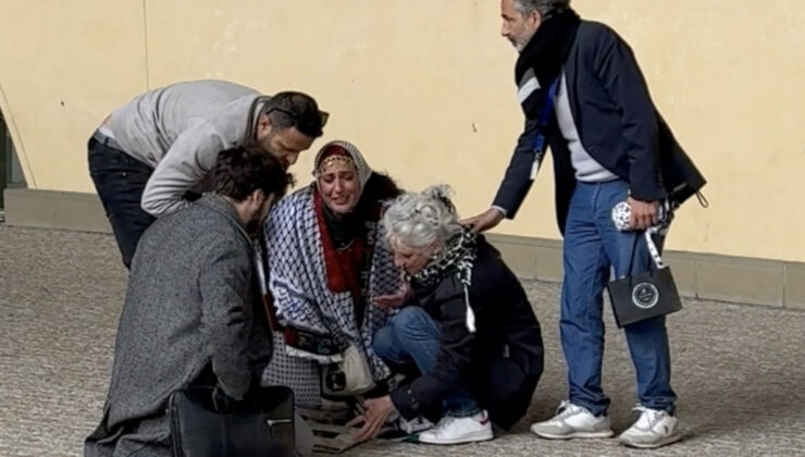 Filistin İçin Avrupa’da Çarpıcı Protesto