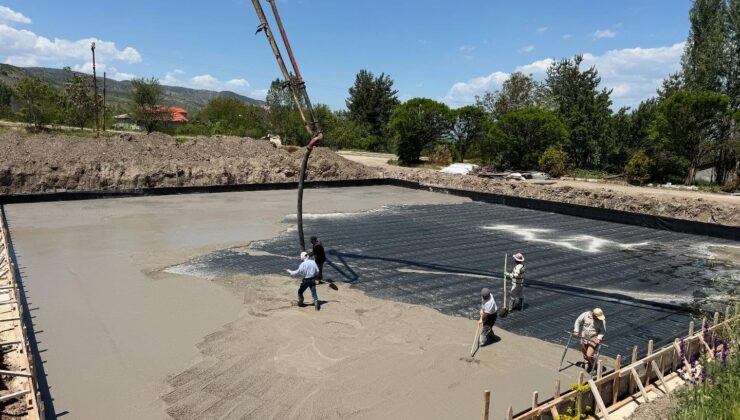 Akıncılar Kültür Merkezi İnşaatında Temel Aşaması Tamamlandı