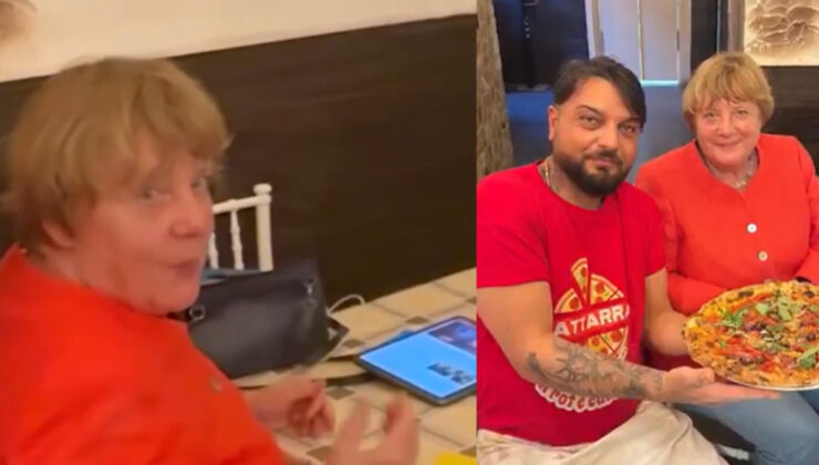 Angela Merkel, Napoli’de Pizzacıda Görüntülendi