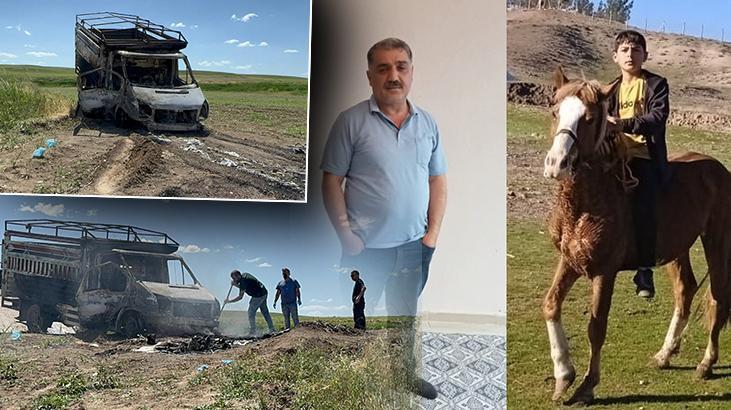 Diyarbakır’da Dehşet: Yanmış Kamyonette Baba ve Oğlu