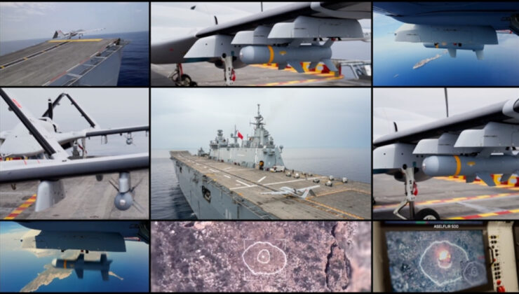 Bayraktar TB3’ten TCG Anadolu’dan İlk MAM-L Atışı